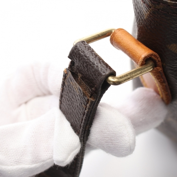 Louis Vuitton Monogram Shoulder Bag Leather Brown - Picture 4 of 7